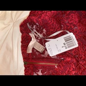 Red Lacey Long Sleeve